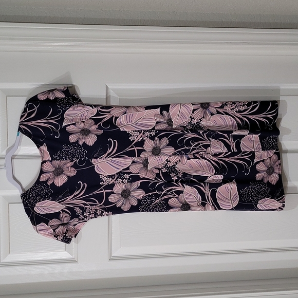 ROBBIE BEE | Cap Sleeve Faux Sarong Style Midi - Size Petite Small (PS) - Picture 2 of 7